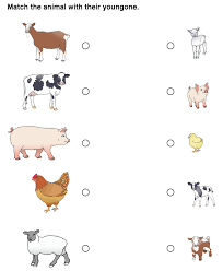 Here are some of top rated worksheets on pet animals for kindergarten photos on the internet. 5 Best Baby Animals Matching Printables Printablee Com