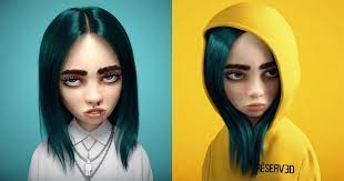 I was bored so i drew billie eilish in a cartoony style! Zbrush Ø¯Ø± ØªÙˆÛŒÛŒØªØ± Billie Eilish A Stylized Cartoon Version Of The Singer Created As Fan Art By New Zbrushcentral Member Plagueartwork Let S Welcome Him To The Community With A Comment At