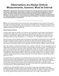 Untuk mengumpulkan data pada penelitian kualitatif, ada 5 teknik, anda bisa baca selengkapnya contoh observasi partisipasi adalah ketika meneliti adat/tradisi pada kelompok masyarakat tertentu. Pdf Observations Are Always Ordinal Measurements However Must Be Interval