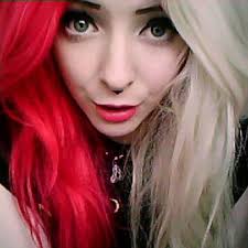 Crazy Colour Tumblr Half And Half Hair Hair Color Split Dyed Hair