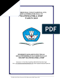 Soal un matematika smp 2019 pdf. Prediksi Soal Un Matematika Kls 9 Smp 2019 Ok Pdf