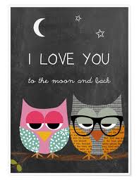 I love you love you — the bombay royale. Greennest Eulen I Love You To The Moon And Back Poster Online Bestellen Posterlounge De