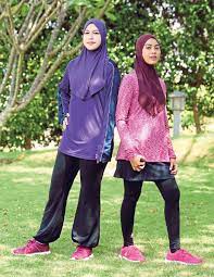 Pakaian sukan muslimah modis di peukan baro. Kekal Aktif Tapi Bergaya