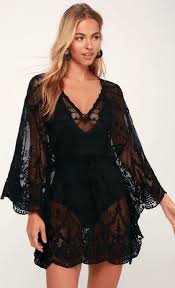 Black Bathing Suit Cover Up Cute Bathing Suit Cover Ups Mostly Under 25 Style Uncovered Black Crochet Lace Black Crochet Swimsuit Cover Ups