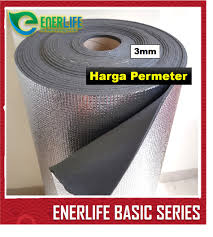 Ruangan yang menggunakan atap asbes akan terasa lebih panas karena sifat asbes menyerap sinar matahari. Harga Permeter Enerlife Basic Series 3mm B 3m1 Peredam Panas Atap Rumah