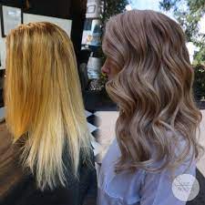 Before And After Balayage Cool Blonde No More Stripey Yellow Hair By Abigail Walston Insta Abigail Walston Hair Styles Hair Styles 2016 Hair Beauty