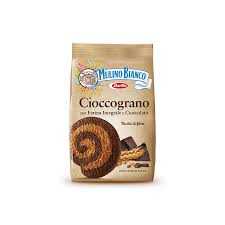 Großes sortiment von italienischen keksen: Cioccograno Biscotti Integrali Al Cioccolato Mulino Bianco