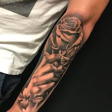 Mike Sklaventitis Black Grey Realism Tattoo Artist At Monumental Ink Tattoos Tattoo Artists Realistic Rose Tattoo