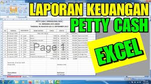 Check spelling or type a new query. Laporan Petty Cash Excel Untuk Admin Perusahaan Youtube