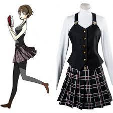 Persona 5 P5 Makoto Niijima Queen Cosplay Costume Winter School Uniform Dress Style Harajuku Uniforme Japonais Cosplay Costume