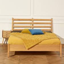 lit double en chene jersey tete de lit en bois massif lit vintage lit