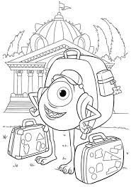 More 100 coloring pages from cartoon coloring pages category. Monsters Inc Drawings Coloring Home