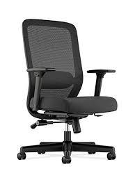 Hon Exposure Mesh Task Computer Chair With 2 Way Adjustable Arms For Office Desk Black Hvl721 Back Hon In 2020 Office Chair Mesh Office Chair Task Chair