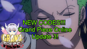 Grand piece online (gpo) is a maritime naval adventure game developed by grand quest games on the we have a list of all active grand piece online codes, which you can claim for stat point resets. New Codes Grand Piece Online Update 3 Codes Gpo Youtube