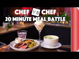 Chef varouj kachichian, aka chef v, founder of indulge right foods and. Chef V Recipes Chef Vs Chef Ultimate 20 Minute Meal Battle Sortedfood