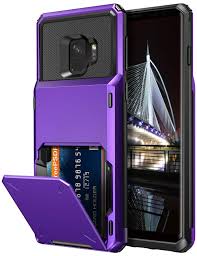 Not only does this case protect your iphone with it's 6ft drop tested rating, but it also has a discreet back compartment that stores up to 3 credit cards or cash. Vofolen Case For Galaxy S9 Case Wallet Id Slot Credit Card Holder Pocket Scratch Resistant Dual Layer Protective Bumper Rugged Tpu Rubber Armor Hard Shell Case Cover For Samsung Galaxy S9 Purple