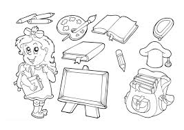 ادوات مدرسية للتلوين للاطفال الصغار School Tool Color School