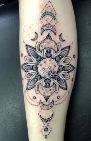 50 Of The Most Beautiful Mandala Tattoo Designs For Your Body Soul Moon Phases Tattoo Mandala Tattoo Design White Lotus Tattoo