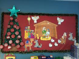December Christmas Bulletin Board Christmas Tree And Nativity Littlehandsbigplans Christmas Bulletin Christmas Bulletin Boards Christmas Charts