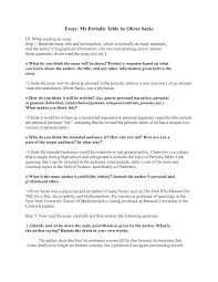 By alan plante, donald peck & david von bargen. Rpq 3 Short Answers Essay My Periodic Table By Oliver Sacks Iii When Reading An Essay Step 1 Studocu