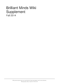 Http Athanata Typepad Com Files Brilliant Minds Wiki Supplement Pdf
