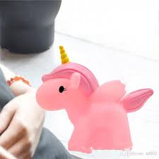 Cartoon Unicorn Led Light Plastic Pegasus Night Lamp Child Room Desk Lamps Fit Desktop Gifts With Color Box 5yl E1 Music Novelty Gifts Music Novelty Items From Sd002 4 14 Dhgate Com