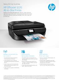 Créer un compte hp et enregistrer votre imprimante. Hp Officejet 5220 All In Manualzz