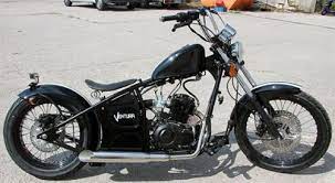 Johnny Pag Ventura 125ccm Chopper Schwarz Motorrad Custom Bike 125ccm Chopper Chopper Motorrad