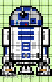 R2d2 Star Wars Perler Bead Pattern Beads Tokyo Star Wars Quilt Star Wars Crochet Cross Stitch Patterns