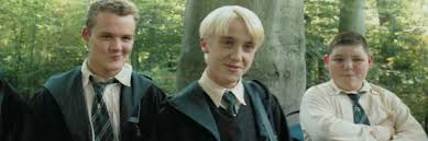 That the team went for brawn rather than brains. Goyle Draco And Crabbe Harry Potter Draco Malfoy Harry Potter Tom Felton Draco Malfoy