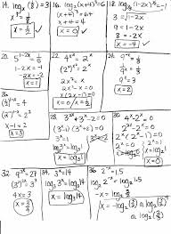 If you're looking for extra practice problems, we have the precalculus worksheets you need for in. Solving Log Equations Worksheet Key Math Practice Worksheets Algebra Worksheets Algebra Review