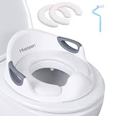 Hiveseen Topfchen Training Sitze Kinder Wc Sitz Fur Jungen Und Madchen Passt Auf Runde Und Ovalen Toiletten Baby Potty Training Toilettensitz Trainingssitz Toilettentrainer Weiss Amazon De Baby