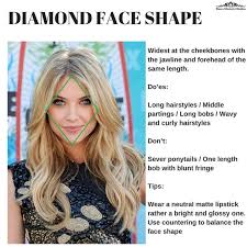 Find The Right Hairstyle For Your Face Shapepersonal Shopper Image Consultant Milano Diamond Face Shape Diamond Face Shape Hairstyles Long Face Hairstyles