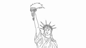 With torch, straight, but no tablet. Drawing Statue Liberty Stock Video Footage 4k And Hd Video Clips Shutterstock