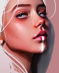 Illustrator Laura H Rubin Illustration Artwoonz Digital Art Girl Digital Portrait Art Digital Art Illustration