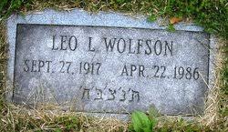 Leo L “Lee” Wolfson (1917-1986)