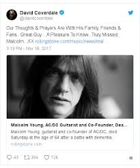 AC/DC guitarist Malcolm Young dead at 64