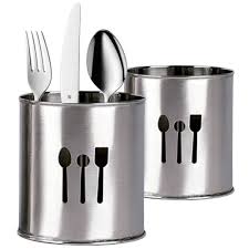 Scolaposate In Acciaio Inox Portaposate Scola Porta Posate Per Piano Cucina 2 25 Portaposate Piani Cucina Acciaio