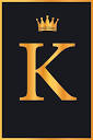 K: Gold Color Initial Monogram Letter K for Notebook Journal ...