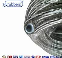 Flexible High Pressure PTFE Hose Steel Wire Braided Smooth and Corrugated  Tube
