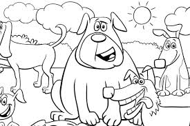 Simple dog coloring page to print and color for free. Dog Coloring Pages Free Printable Coloring Pages Of Dogs For Dog Lovers Of All Ages Printables 30seconds Mom