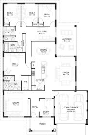 4 bedroom house plans often include extra space over the garage. Elegant 4 Bedroom 2 Story House Plans Bathroom Floor Plans Garage House Plans Bedroom Layouts