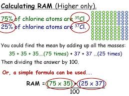 Average atomic mass of chlorine change each percent abundance into decimal form by dividing by 100. How Do You Find Relative Mass