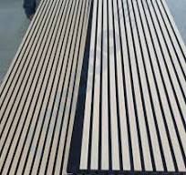 Soundproof Akupanel Black Oak 3-Side Veneer Custom Self-Adhesive Sound  Absorbing Size Acoustic Wood Slat Wall Panels