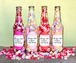 Valentine's day gift ideas for everyone on your list: Valentine Candy Bottles Diy Heart Arrows Party Inspiration