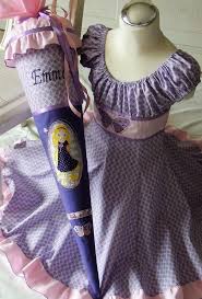 Madchenkleid Amp Einschulungskleid Elodie Grosse 122 128 Und Schultute Rapunzel Madchenkleid Kleid Einschulung Schultuten Madchen