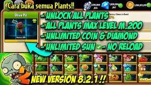Battle across 11 crazy worlds, from ancient egypt to the far future, and beyond. Plants Vs Zombies 2 Mod Hack Apk 8 2 1 Unlock All Plants Max Level M200 0 Sun No Reload Pvz 2 Mod Youtube