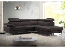 Canape D Angle Cuir Colisee Marron Angle Droit Canape Angle Canape D Angle Cuir Decoration Maison