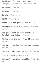 Don T Deny It Baek You Just Shy To Say It Exo Funny Exo Memes Kpop Exo