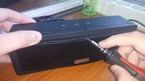 How To Open Speaker Robot Rb430 Cover Cara Membuka Cover Speaker Robot Youtube